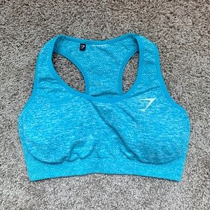 Gymshark Vital Seamless Sports Bra - Blue Marl
